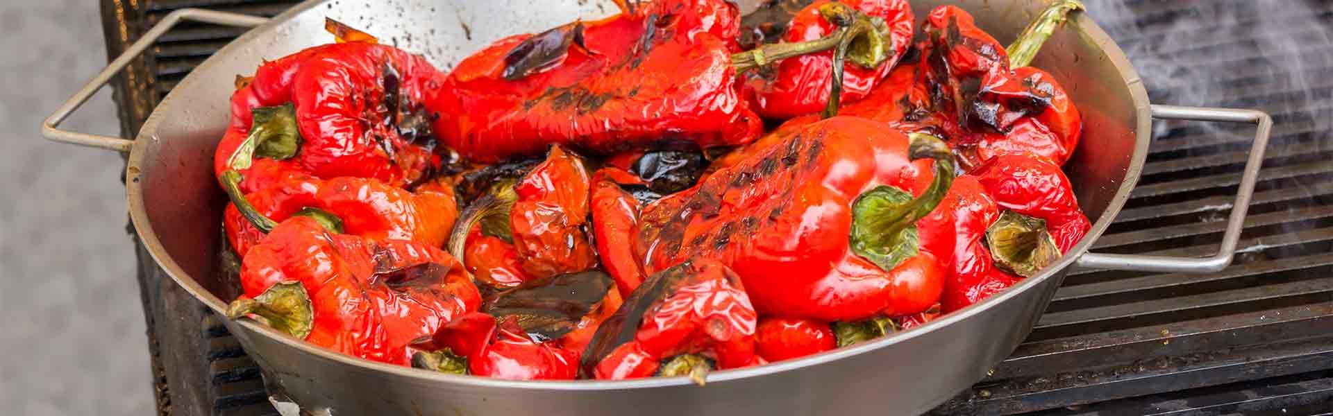 Gegrillte Peperoni
